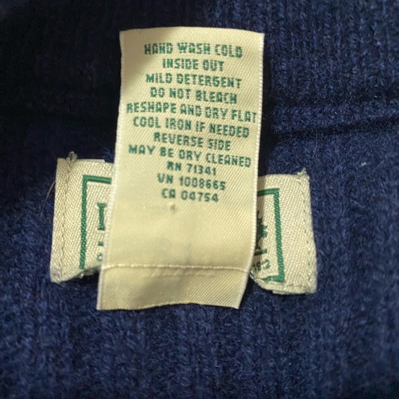 LL Bean commando sweater EUC size xl - Picture 3 of 3